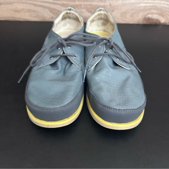 Olukai Honolulu Lace Mesh Men\'s Casual Shoes Gray Loafers Size US 19 EU 42